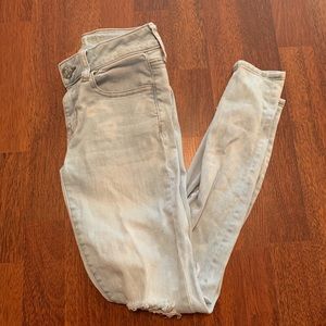 Acid Wash Ripped Jeans